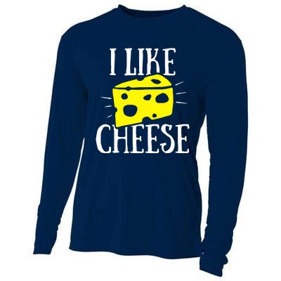 I Like Cheese Cooling Performance Long Sleeve Crew