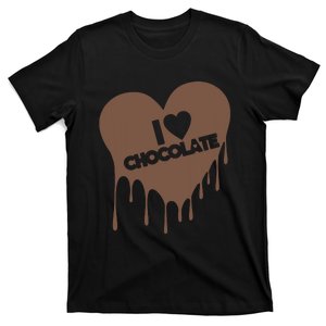 I Love Chocolate Candy Heart Lover T-Shirt