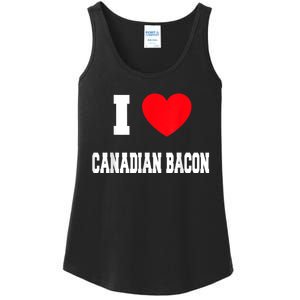 I Love Canadian Bacon Ladies Essential Tank