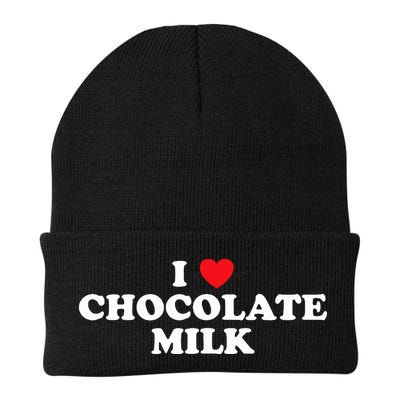 I Love Chocolate Milk Heart Yummy Drink Beanie