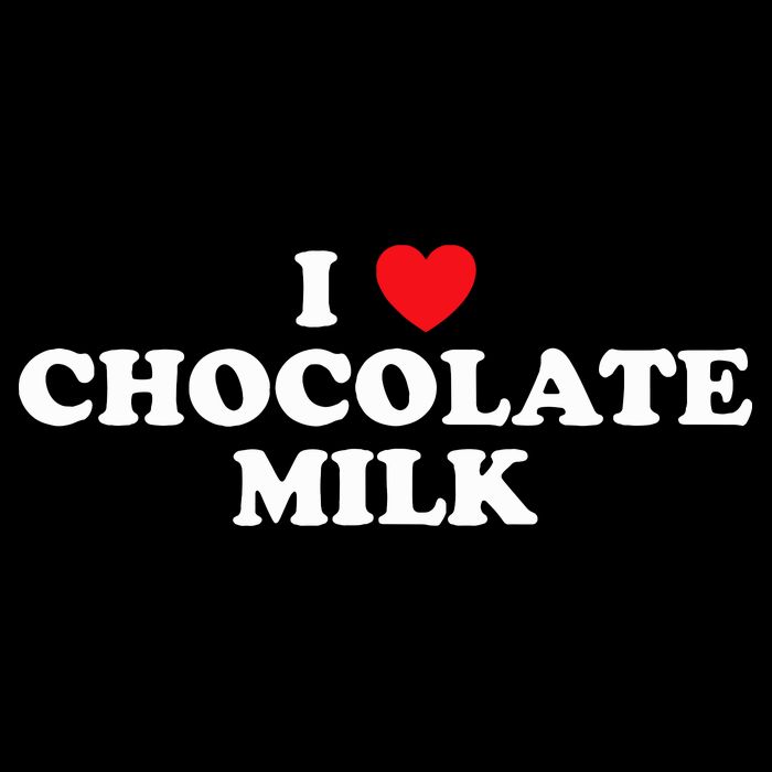 I Love Chocolate Milk Heart Yummy Drink Zip Tote Bag