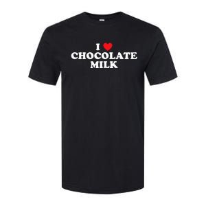 I Love Chocolate Milk Heart Yummy Drink Softstyle CVC T-Shirt