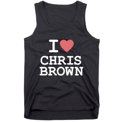 I Love Chris Brown 2024 Tank Top