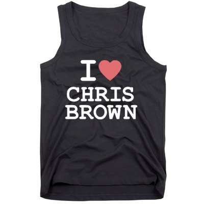 I Love Chris Brown 2024 Tank Top