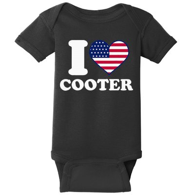 I Love Cooter Baby Bodysuit