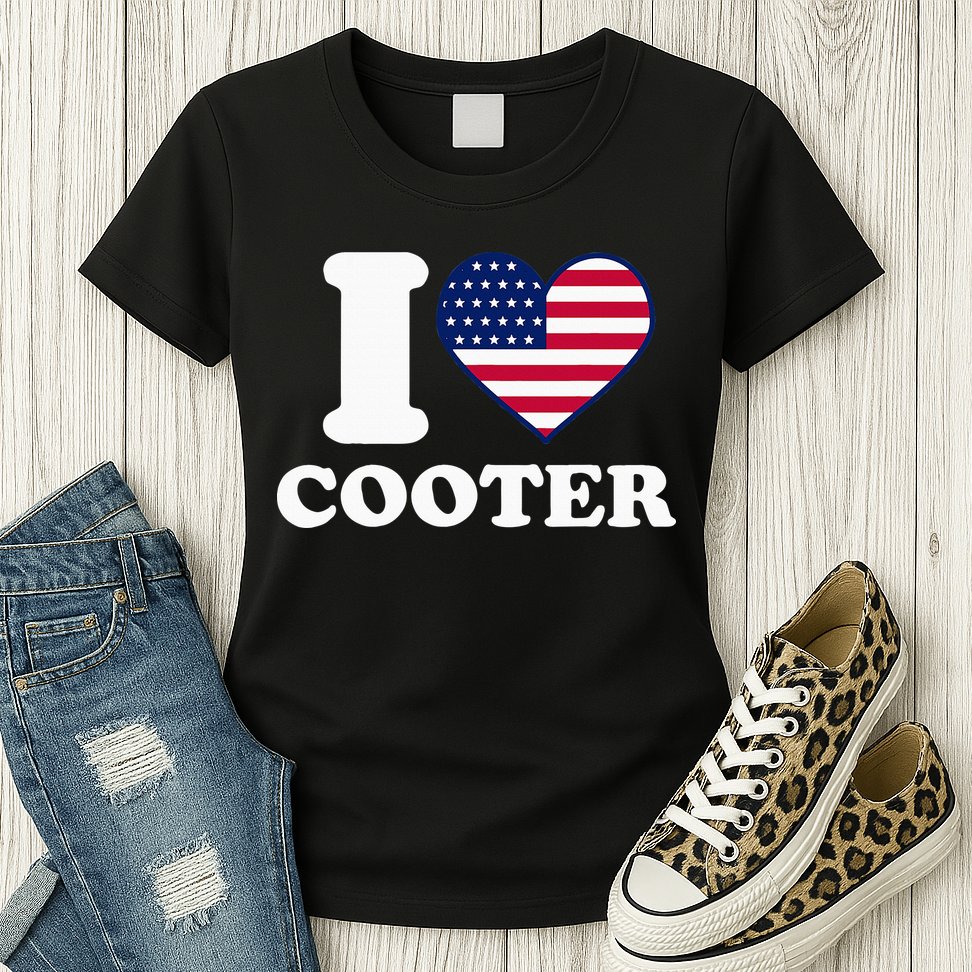 I Love Cooter Womens T-Shirt