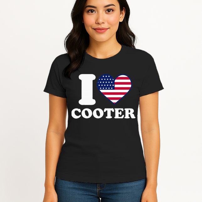 I Love Cooter Womens T-Shirt