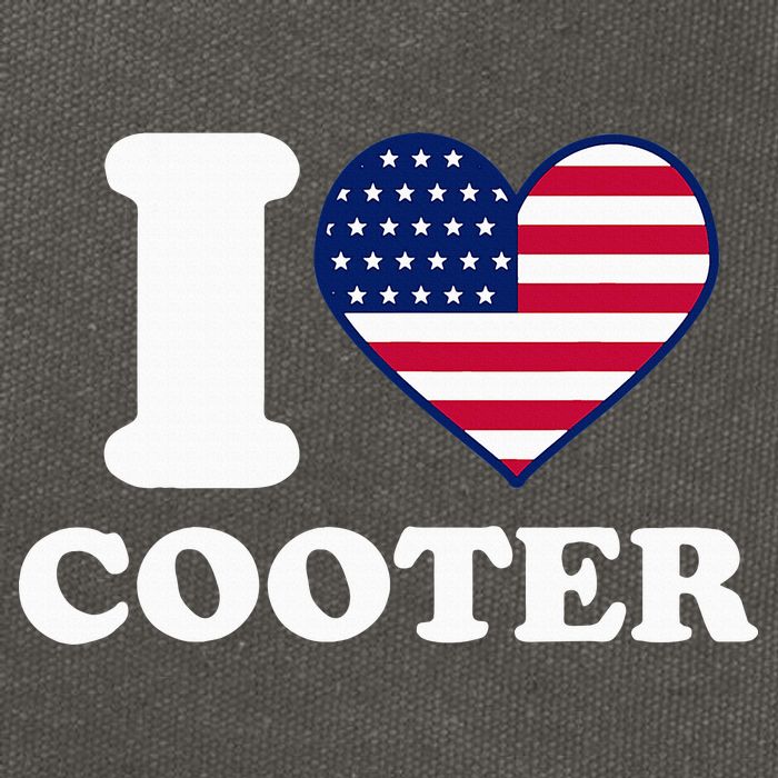 I Love Cooter Cotton Canvas Backpack