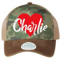I Love Charlie First Name I Heart Named Legacy Tie Dye Trucker Hat