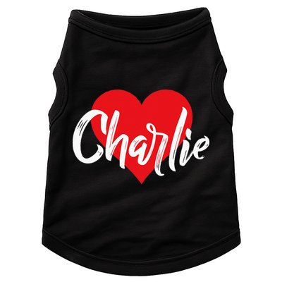 I Love Charlie First Name I Heart Named Doggie Tank