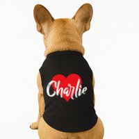 I Love Charlie First Name I Heart Named Doggie Tank