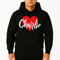 I Love Charlie First Name I Heart Named Hoodie