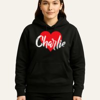 I Love Charlie First Name I Heart Named Hoodie