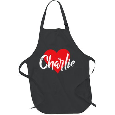 I Love Charlie First Name I Heart Named Apron