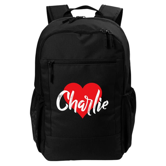 I Love Charlie First Name I Heart Named Backpack