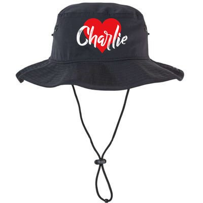 I Love Charlie First Name I Heart Named Bucket Hat