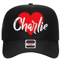 I Love Charlie First Name I Heart Named Trucker Hat