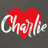 I Love Charlie First Name I Heart Named Cotton Canvas Backpack