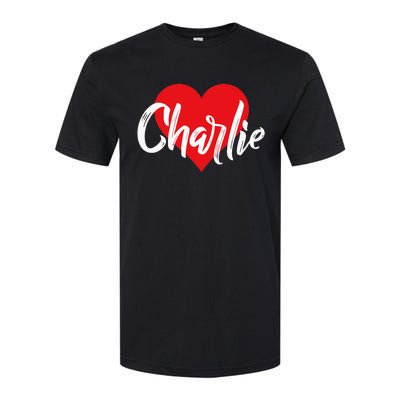 I Love Charlie First Name I Heart Named Softstyle CVC T-Shirt