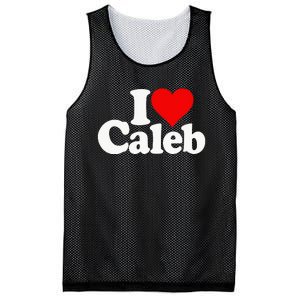 I Love Caleb Mesh Reversible Basketball Jersey Tank