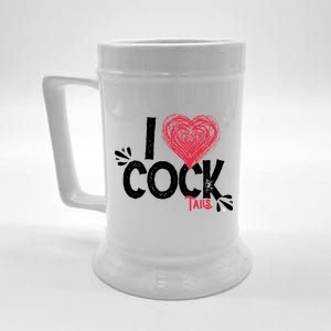 I Love Cocktails Drinking Pun Funny Cocktail Gift Beer Stein