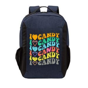 I love Candy Halloween Party Cute Trick or Treat Candyland Vector Backpack