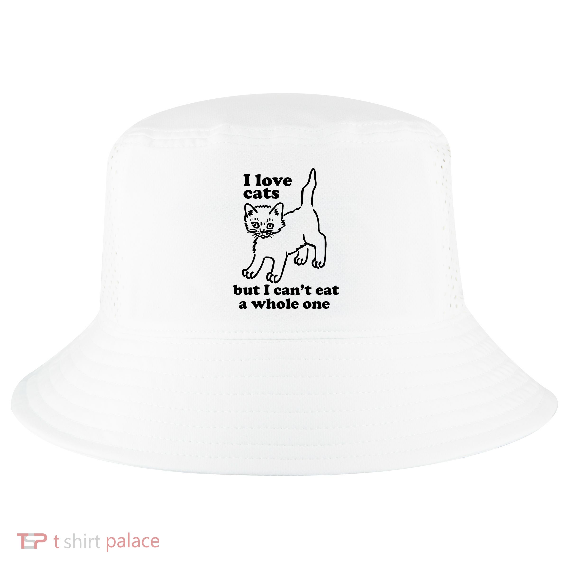 I Love Cats But I CanT Eat A Whole One Cool Comfort Performance Bucket Hat