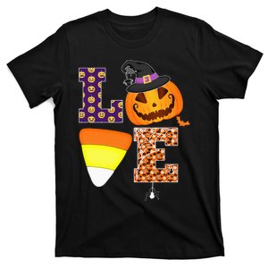 I Love Candy Funny Candy Corn Halloween T-Shirt