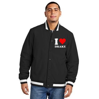 I Love Drake Insulated Varsity Jacket