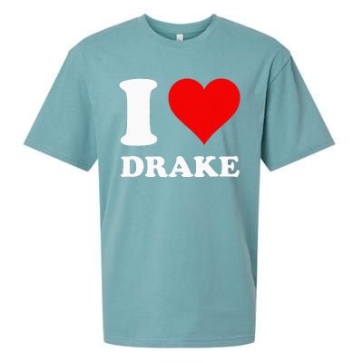 I Love Drake Sueded Cloud Jersey T-Shirt