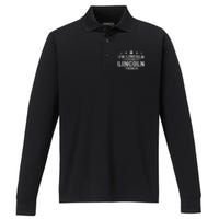 Im Lincoln Doing Lincoln Things Performance Long Sleeve Polo