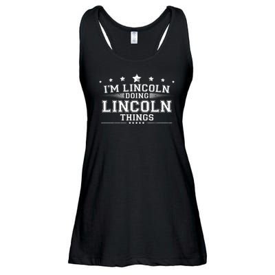 Im Lincoln Doing Lincoln Things Ladies Essential Flowy Tank