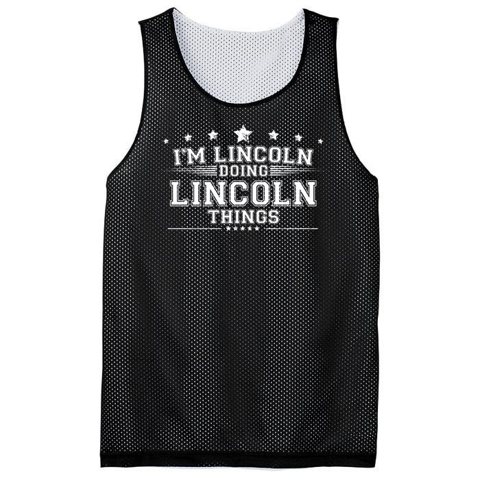 Im Lincoln Doing Lincoln Things Mesh Reversible Basketball Jersey Tank