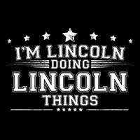Im Lincoln Doing Lincoln Things Wool Snapback Cap