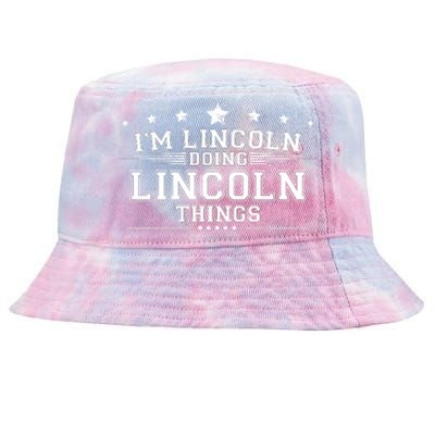 Im Lincoln Doing Lincoln Things Tie-Dyed Bucket Hat