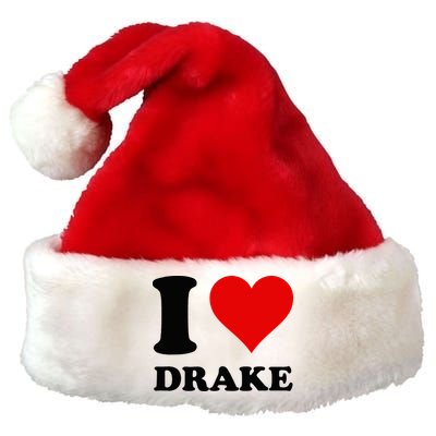 I Love Drake Premium Christmas Santa Hat