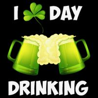 I Love Day Drinking Saint Patrick's Day Sustainable Bucket Hat
