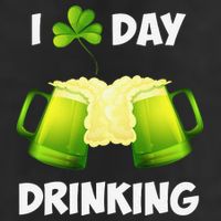 I Love Day Drinking Saint Patrick's Day 11oz C Handle Ceramic Mug