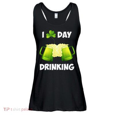 I Love Day Drinking Saint Patrick's Day Ladies Essential Flowy Tank