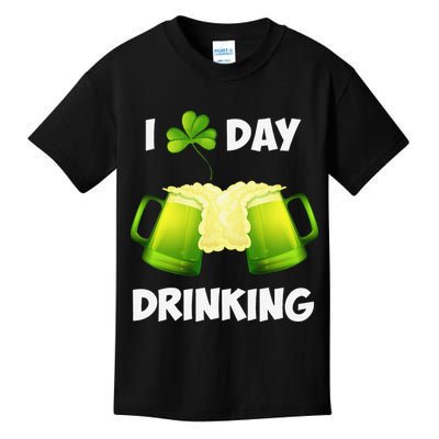I Love Day Drinking Saint Patrick's Day Kids T-Shirt