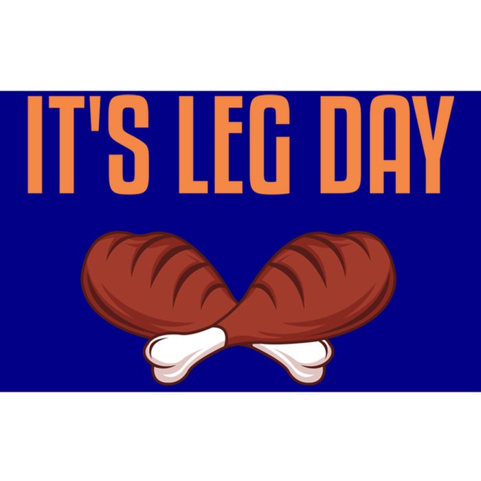 It's Leg Day Funny Thanksgiving Outfit Gift Bumper Sticker