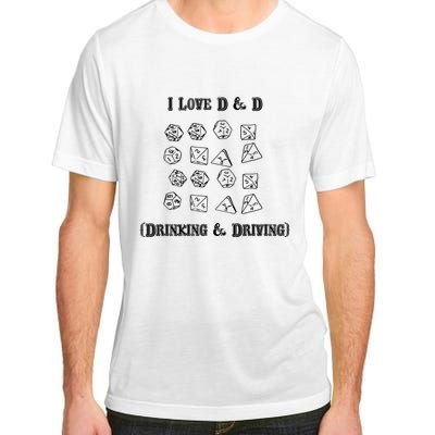 I Love DnD Drinking And Driving Adult ChromaSoft Performance T-Shirt