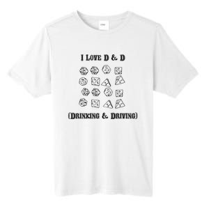 I Love DnD Drinking And Driving Tall Fusion ChromaSoft Performance T-Shirt