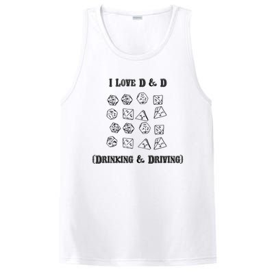 I Love DnD Drinking And Driving PosiCharge Competitor Tank