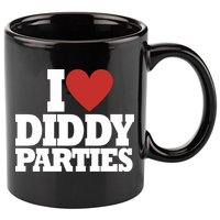 I Love Diddy Parties 11oz C Handle Ceramic Mug