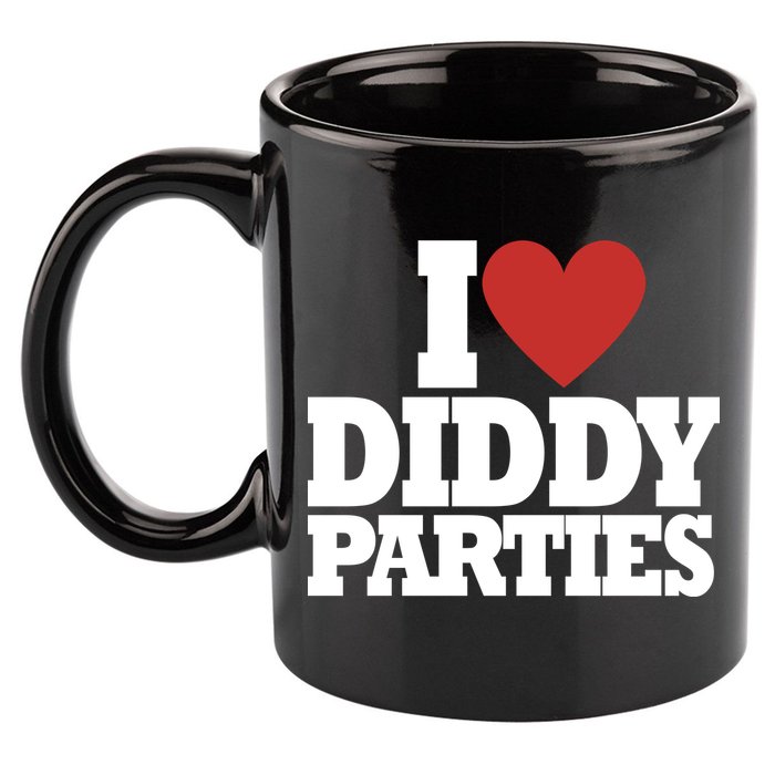 I Love Diddy Parties 11oz C Handle Ceramic Mug