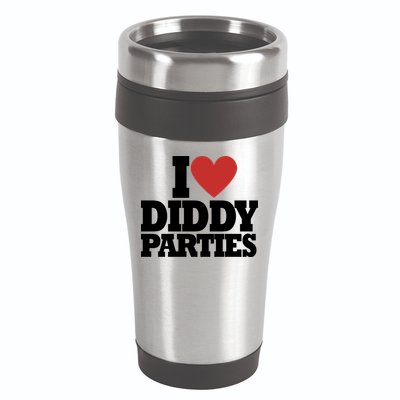 I Love Diddy Parties 16oz Travel Tumbler