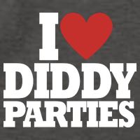 I Love Diddy Parties Vector Backpack