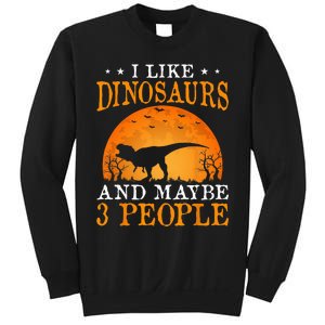 I Like Dinosaurs And Maybe 3 People Sweatshirt