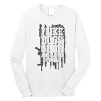 I Like Dogs Guns And Maybe 3 People Funny Usa Gun Lover Long Sleeve Shirt